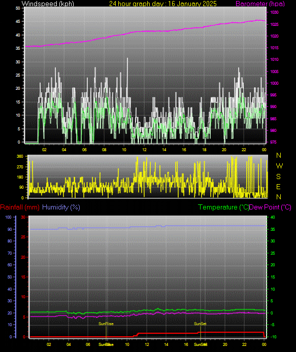 24 Hour Graph for Day 16