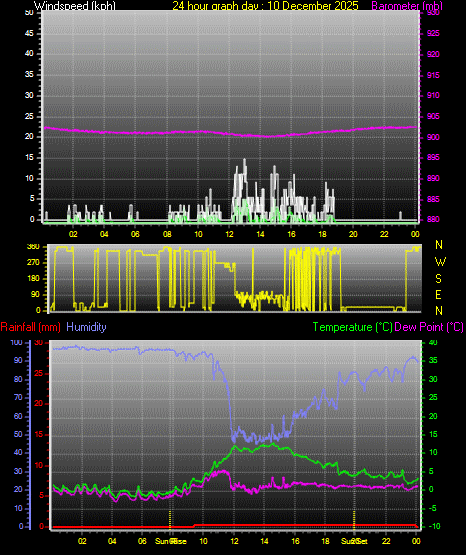 24 Hour Graph for Day 10