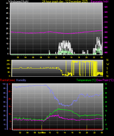24 Hour Graph for Day 12