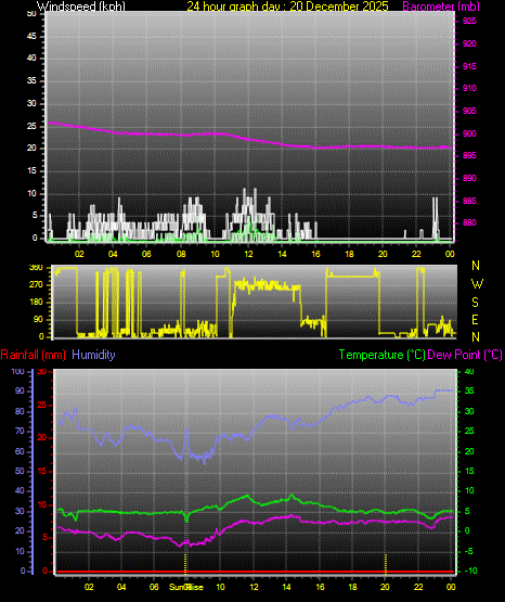 24 Hour Graph for Day 20