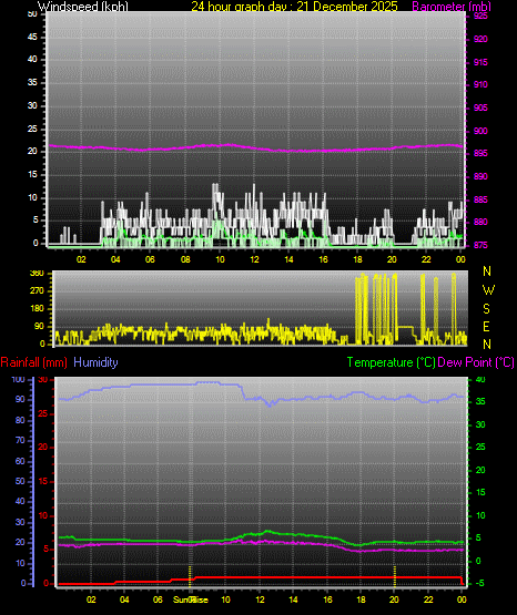 24 Hour Graph for Day 21