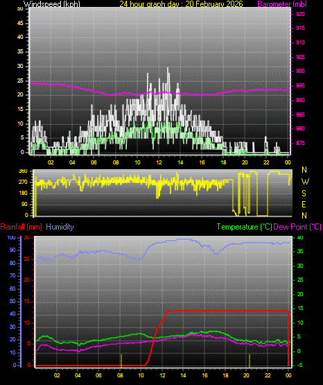 24 Hour Graph for Day 20