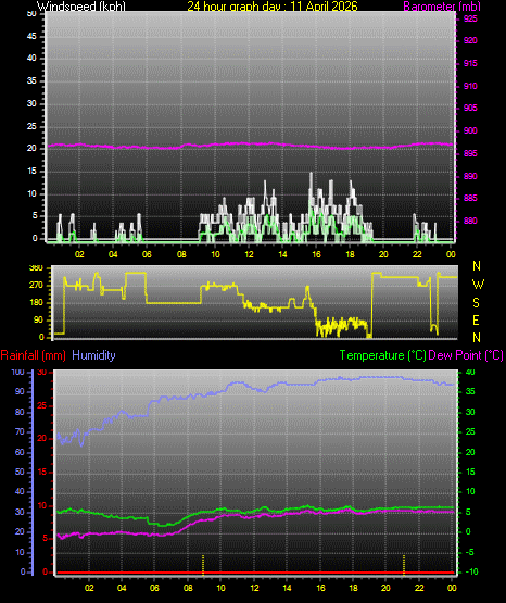 24 Hour Graph for Day 11