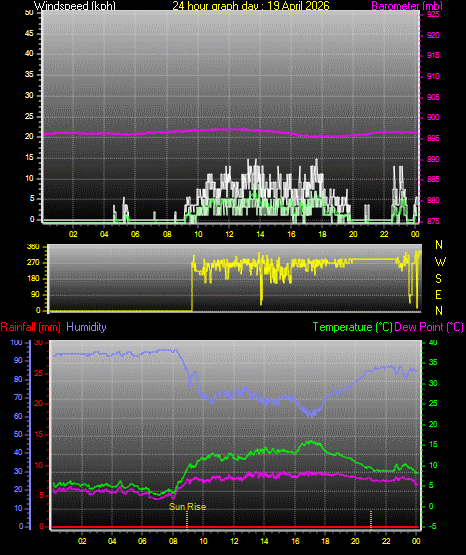 24 Hour Graph for Day 19