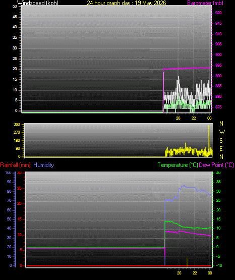 24 Hour Graph for Day 19