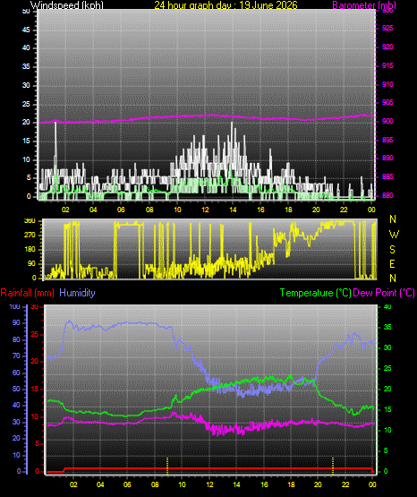 24 Hour Graph for Day 19