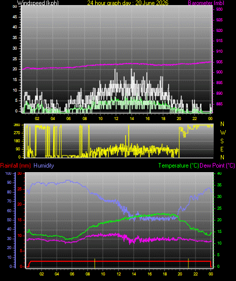 24 Hour Graph for Day 20
