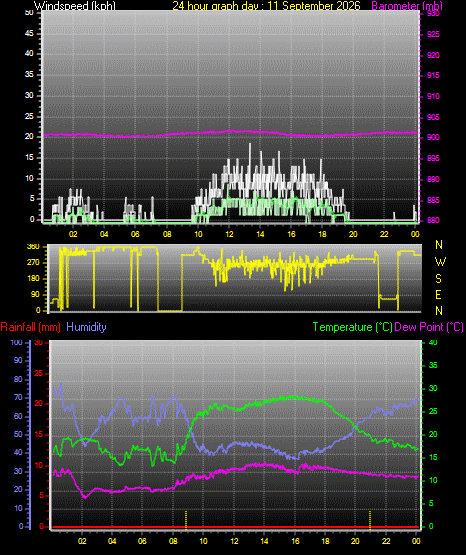24 Hour Graph for Day 11