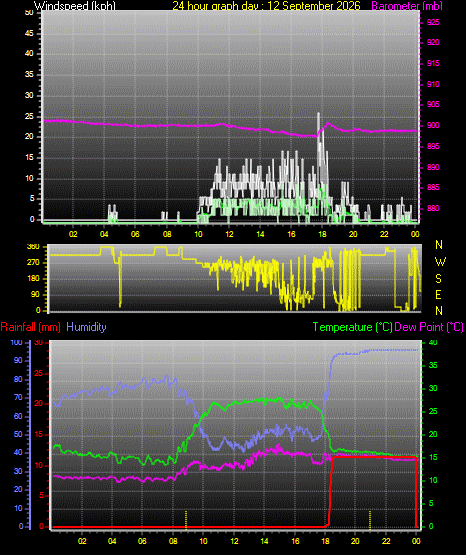 24 Hour Graph for Day 12