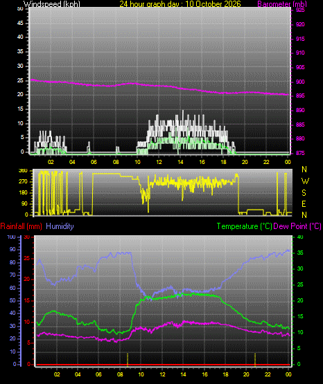 24 Hour Graph for Day 10