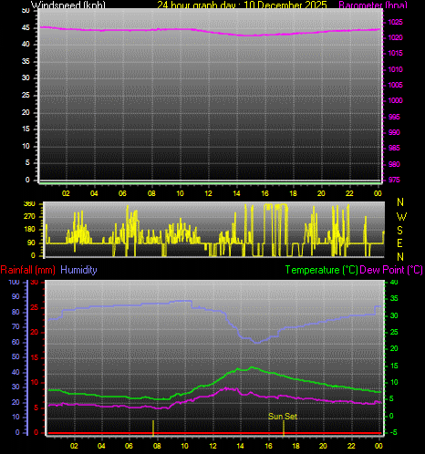 24 Hour Graph for Day 10