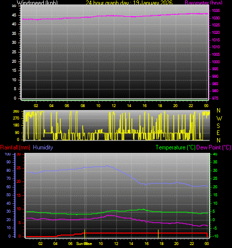 24 Hour Graph for Day 19