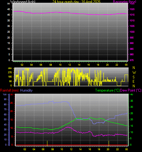 24 Hour Graph for Day 16