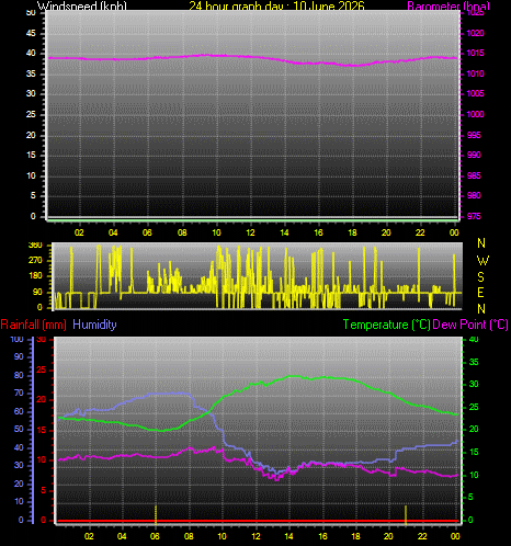 24 Hour Graph for Day 10