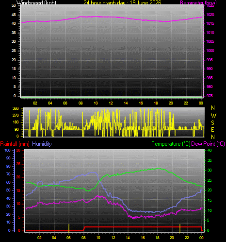 24 Hour Graph for Day 19