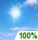 Mostly clear throughout the day.