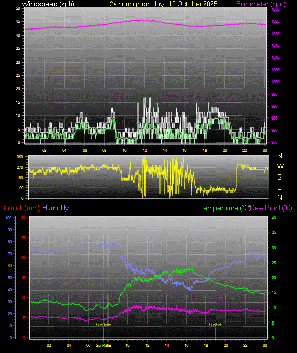 24 Hour Graph for Day 10