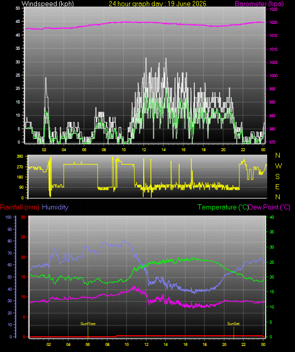 24 Hour Graph for Day 19