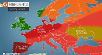 Θερμό και ξηρό καλοκαίρι εκτιμούν οι Αμερικανοί