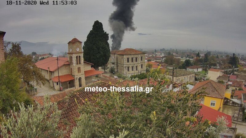 Φωτιά σε οικία στην Τσαριτσάνη (βίντεο)