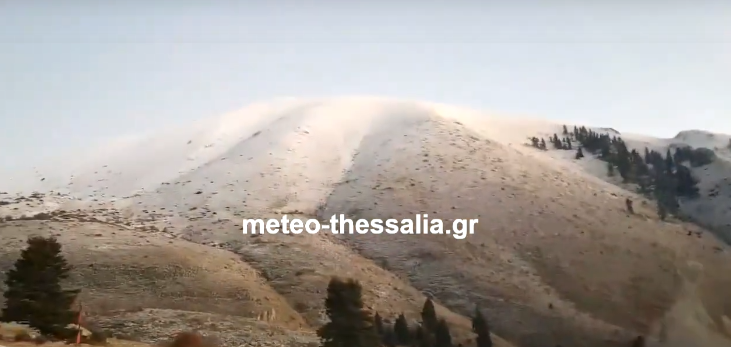 Βόλτα στον χιονισμένο Κίσσαβο (βίντεο)