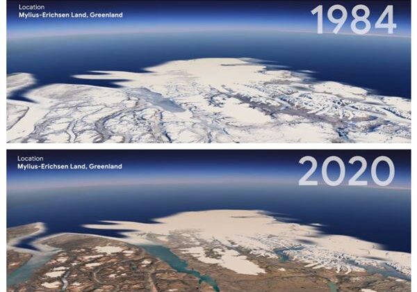 Google Earth: «Γυρίστε τον χρόνο» 37 χρόνια πίσω – Το Timelapse της κλιματικής αλλαγής