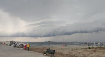 Εντυπωσιακό shelf cloud στην Σκόπελο! (αποκλειστικές φώτο)