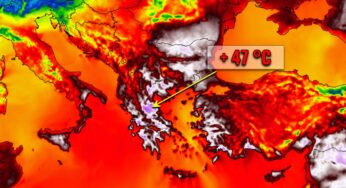 Πιθανόν ακόμη και 47 βαθμούς να δείξει το θερμόμετρο έως την Τρίτη!
