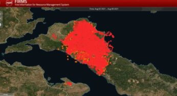 Εύβοια: Καρέ-καρέ η εξάπλωση της μεγάλης πυρκαγιάς μέσα από τους χάρτες της NASA