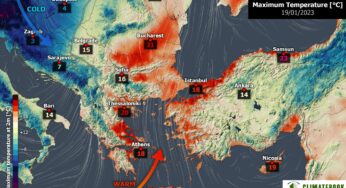 Βαλκάνια: Ρεκόρ υψηλών θερμοκρασιών στα μέσα Ιανουαρίου 2023