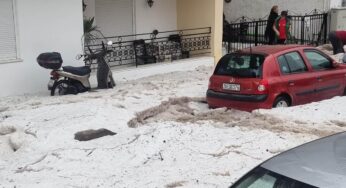 ΙΣΧΥΡΗ ΧΑΛΑΖΟΠΤΩΣΗ ΤΟ ΜΕΣΗΜΕΡΙ ΤΟΥ ΣΑΒΒΑΤΟΥ ΣΤΑ ΙΩΑΝΝΙΝΑ ( φωτογραφίες)