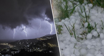 Πρόγνωση Θεσσαλίας και Σποράδων 17-18/6/23 Μπόρες-καταιγίδες και τοπικές χαλαζοπτώσεις (+χάρτης υετού)