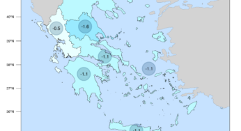 Ιούνιος 2023: Αρνητικές αποκλίσεις θερμοκρασίας σε όλη τη χώρα