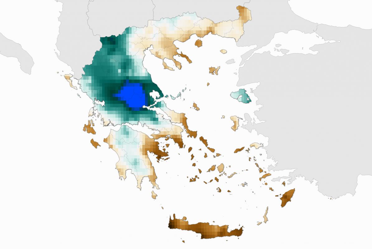 Οι βροχές του 2023 στην Ελλάδα